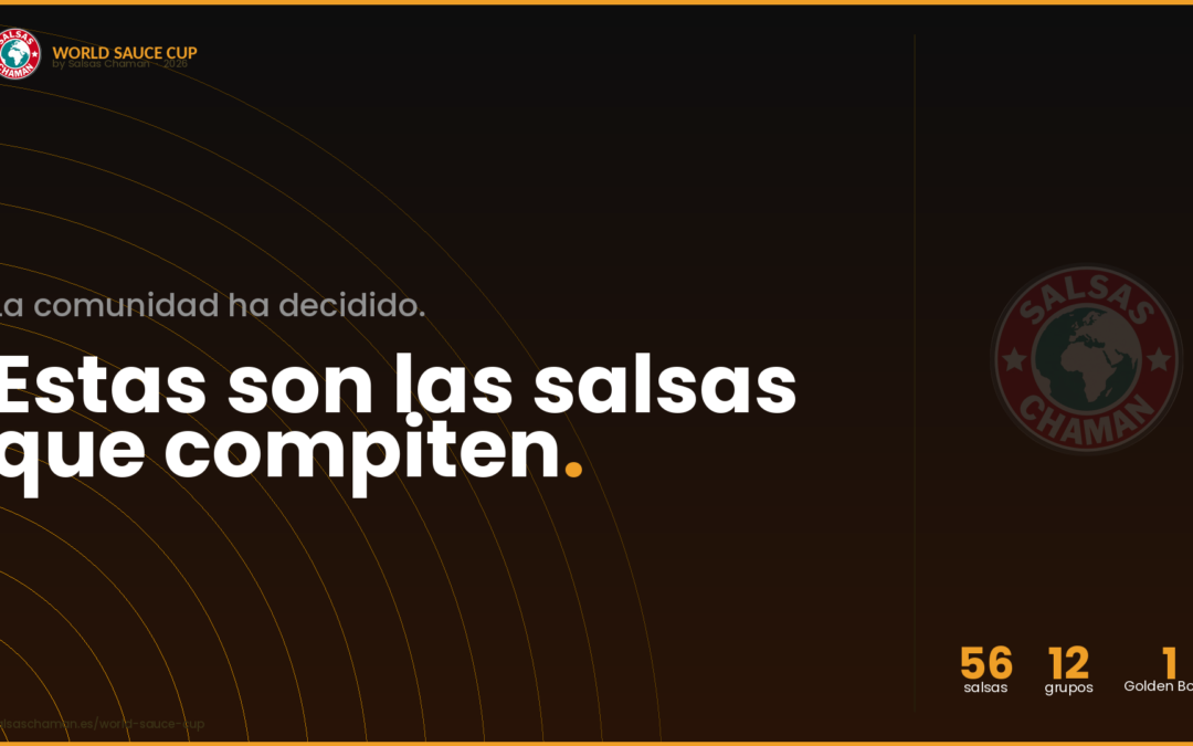 World Sauce Cup 2026: la comunidad ha decidido, estas son las salsas que compiten
